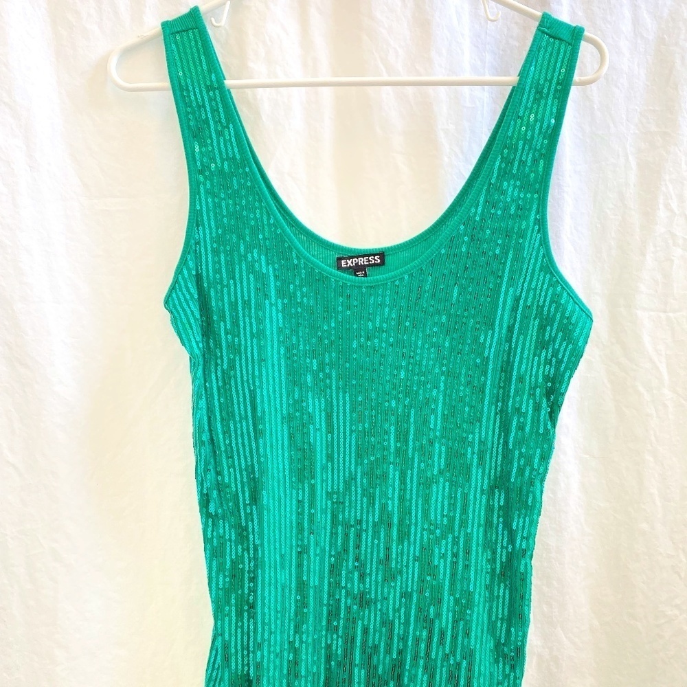 Express Top, Tank Top, Sequins Size: X-Large
